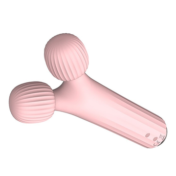 Cool Women's Wand Vibrator With Double Head / Female Clitoral Stimulator / Pink Erotic Massager - EVE's SECRETS